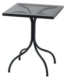 Tavolo Da Giardino Bitrot Dimensioni 60x60xh75 cm - Peso 7,8 kg struttura in acciaio con piano in lamiera Forata trattato antiruggine 100x100riciclabile colore grigio antracite