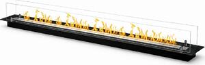 Divina Fire Bruciatore per Camino a Bioetanolo da Incasso con Vetri Biocamino da 150 cm - DF1500V
