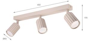Brilagi - Faretto CRISPINA 3xGU10/10W/230V beige