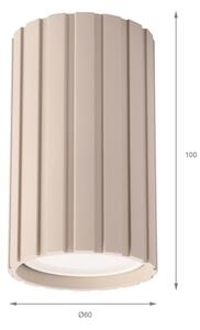 Brilagi - Faretto CRISPINA 1xGU10/10W/230V 10 cm beige