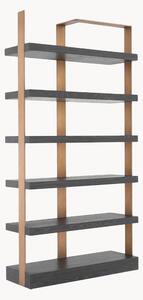 Scaffale da parete in metallo e legno Geo
