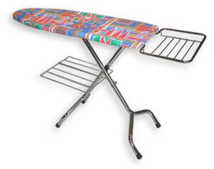 Asse da stiro Si Ci Stiro richiudibile con telaio in acciaio inox 38x120 cm - peso 7,5 kg Altezza regolabile fino a 100 cm