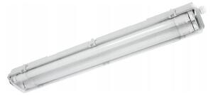 Apparecchio fluorescente tecnico LED T8, 2x G13, 10W, 230V, 6000K, 60 cm, IP65, bianco