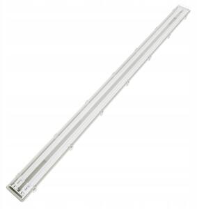Corpo illuminante tecnico LED per tubi T8, 2x G13, 20W, 230V, 6500K, 120 cm, IP65, bianco