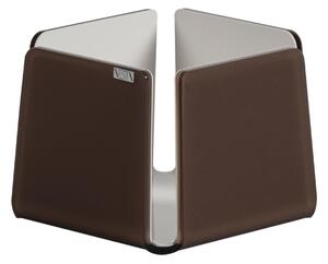 Portatovaglioli Orizzontale in Plexi Picccolo LIKE WATER 13,5x13,5xh10 cm - per tovagliolini piccoli marrone