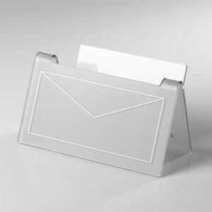 Portaposta da scrivania 21x10,5xh11cm EXPRESS tagliato al laser Grigio tortora