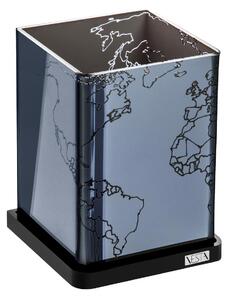 PORTAPENNE ALPHABET GLOBAL THINKING, 13.4x10H10 cm, colore Grigio