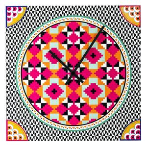 Orologio da parete in cristallo acrilico Piccolo Diametro 35x35 cm , con stampa ETHINC