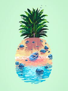 Illustrazione Pineapple Island, Mark Harrison