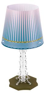 Lampada da Tavolo Abat Jour Piccola h 35 cm in cristallo Acrilico Brighella 18,5x18,8xh 35 cm decoro MODERN