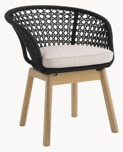 Sedia da giardino in legno di teak con braccioli Trinity