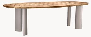 Tavolo ovale da giardino con piano in legno di teak Free From, 259 x 110 cm