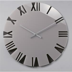 Orologio da parete movimento al quarzo ROMA Small �42x2,5 in plexigas bicolore Tortora