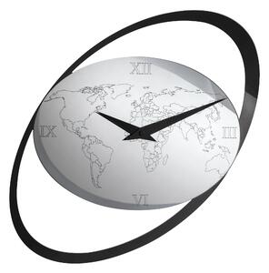 OROLOGIO MEDIO HOURS, 70x70H5.5 cm, colore Argento