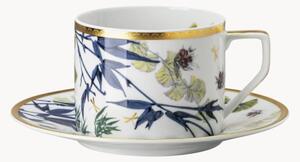 Tazza e piattino in porcellana Heritage Turandot