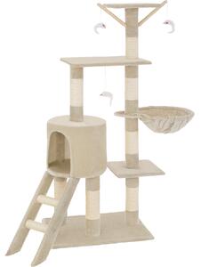 Tectake 401434 albero tiragraffi dominik - beige