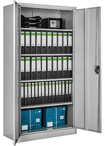 TecTake GmbH 404377 armadio portadocumenti con 5 scomparti - grigio