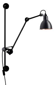 Applique da parete Lampe Gras, 201 Round, Nero, Soggiorno, Metallo, Design