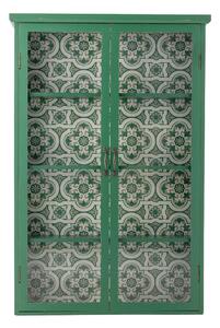 Vetrina verde in abete massiccio da appendere 81x122x22 cm Hazem – Bloomingville