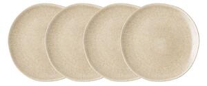 Set di piatti greige in gres 4 pz ø 21 cm Viola – House Nordic