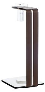 Portarotoli Verticale per i rotoli asciugatutto like water , dimensioni 10,5x10,5xH24 cm, peso 0,375 kg, spessore 4 mm marrone satinato