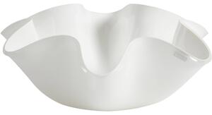 Centrotavola Fruttiera, porta oggetti Small bianco, diametro 22xh10 cm spessore 5 mm colore bianco satinato