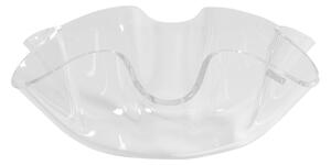 Centrotavola, portafrutta in cristallo acrilico LIke Water Small 22xh10 cm colore trasparente