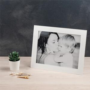 Portafoto photo frame big easy bianco, dimensioni 29x6,5xH22 cm, - Per Foto 18x24 cm peso 0,465 kg, spessore 5 mm