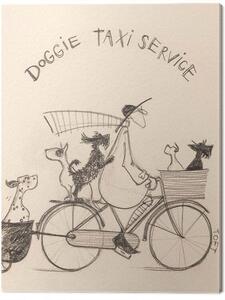 Stampa su tela Sam Toft - Doggie Taxi Servise, (30 x 40 cm)