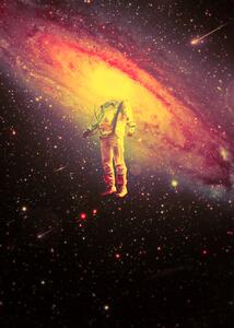 Illustrazione Mr Galaxy, Francis Minoza, (30 x 40 cm)