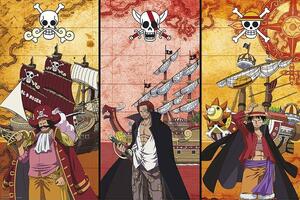 Posters, Stampe One Piece - Captains Boats, (91.5 x 61 cm)