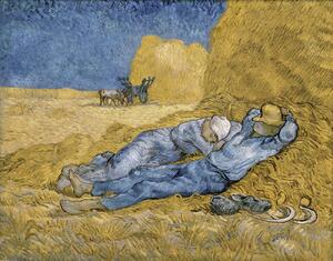 Vincent van Gogh - Stampa artistica La Siesta, (40 x 30 cm)