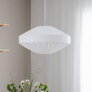 PR Home Lampada a sospensione Edith, Ø 50 cm, cotone, bianco