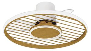 Mantra Iluminación Ventilatore da soffitto Soho legno motore DC silenzioso Ø 66 cm CCT