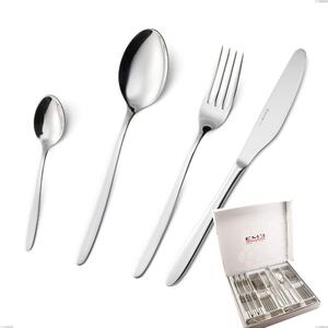 Cofanetto 24 pezzi armonia, Acciaio inox Aisi 304 lucido, spessore 3 mm