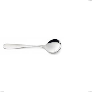 Cucchiaio brodo Beta, 18.10(AISI304), spessore 4mm, Lunghezza 168 mm finitura inox lucido