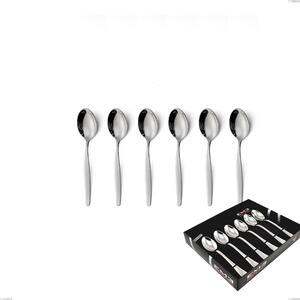 Confezione vetrina 6 pezzi caff� Beme acciaio 18/O (ASI 430 ) Nichel Free, spessore 2 mm cromo lucido