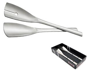 Coppia Posate insalata FUTUR in acciaio inox 18.10 280 mm Set 2 pezzi in confezione Vetrina EME