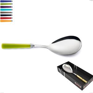 Confezione vetrina 1 pezzo pala riso candy eme, Acciaio 18/10 AISI 304 Lucido manicatura acrilico