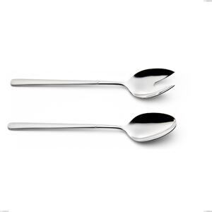 Coppia insalata Celtika sabbiato, Inox 18.10 (AISI304), spessore 5.00, lunghezza 240 mm