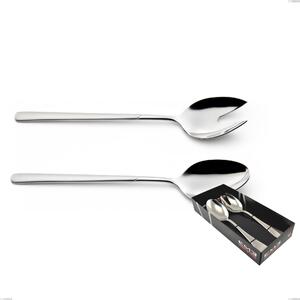 Confezione vetrina 2 pezzi insalata Celtika sabbiato, Inox 18.10 (AISI304), spessore 5.00