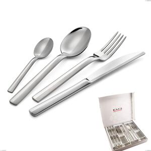 Cofanetto 24 pezzi Chef Versus, Acciaio 18/10 (aisi 304) Acciaio 18/10 Sabbiato, spessore 4 mm mm
