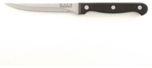 Coltello da Bistecca Rodeo realizzato in acciaio 18/10 lunghezza 215 mm satinato. in busta di Nylon molto tagliente Lavabile in lavastoviglie Made in Italy