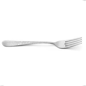 Forchetta tavola Charme Pechino, Acciaio 18/10 Inox Lucido con incisione al laser, spessore 2,5 mm mm, lunghezza 214 mm