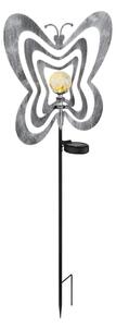 Globo 36581 - Lampada solare a LED/0,06 W/3 V IP44 farfalla argentata