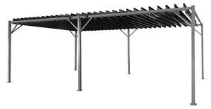 Pergola da terrazzo antracite Tasos 3x6m Garden Point