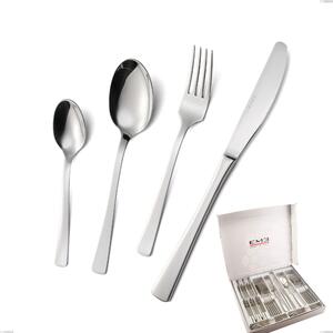 Cofanetto 24 pezzi coltello economico doram, Acciaio inox Aisi 304 lucido, spessore 2.5 mm