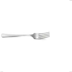 Forchetta tavola DORAM, in Acciaio 18/10 (AISI 304) lunghezza195 mm, spessore 2,5 mm, finitura inox lucido lavabili in lavastoviglie
