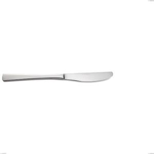 Coltello tavola Linea DORAM in Acciaio 18/10 (AISI 304) lunghezza 220 mm, spessore 2,5 mm, finitura inox lucido lavabili in lavastoviglie