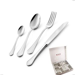 Cofanetto 24 pezzi Domus, inox 18.10 (AISI304), spessore 3.0 mm